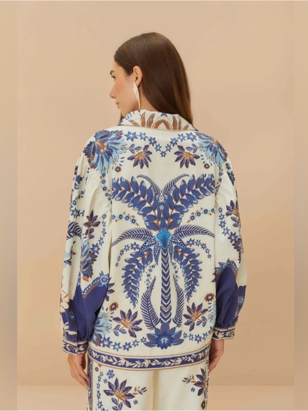 Farm Rio Ana Tapestry Tropical Jacket - Picture 4 of 5